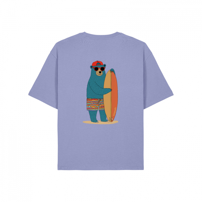 Unisex T-shirt, relaxed fit, Summer time bear [3]