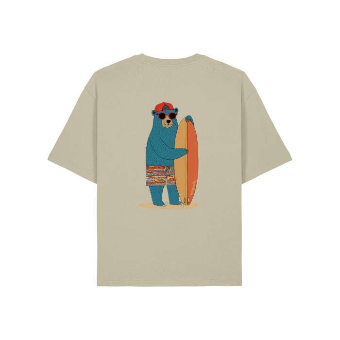 Unisex T-shirt, relaxed fit, Summer time bear [3]