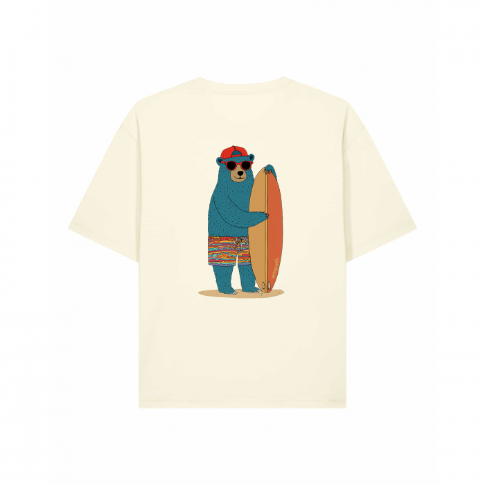 Unisex T-shirt, relaxed fit, Summer time bear [3]