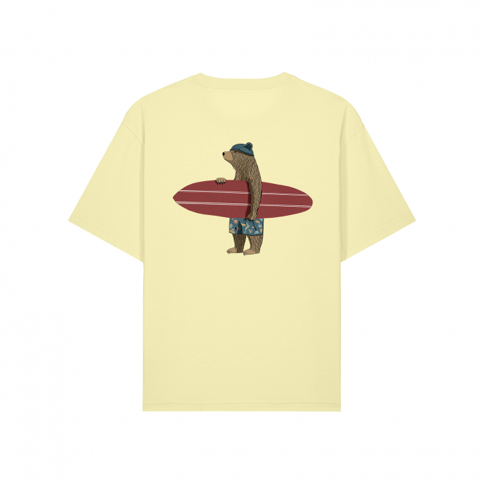 Unisex T-shirt, relaxed fit, Surfer bear [3]