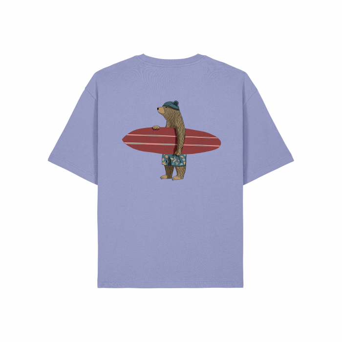 Unisex T-shirt, relaxed fit, Surfer bear [3]