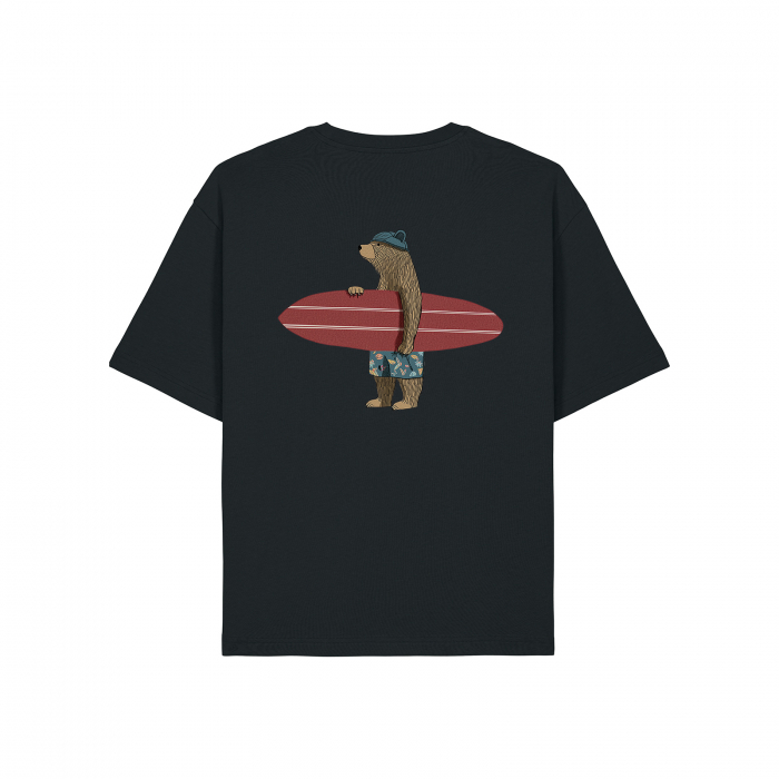 Unisex T-shirt, relaxed fit, Surfer bear [3]