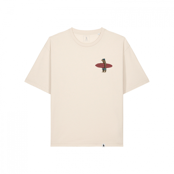 Tricou unisex, relaxed fit, Surfer bear [2]