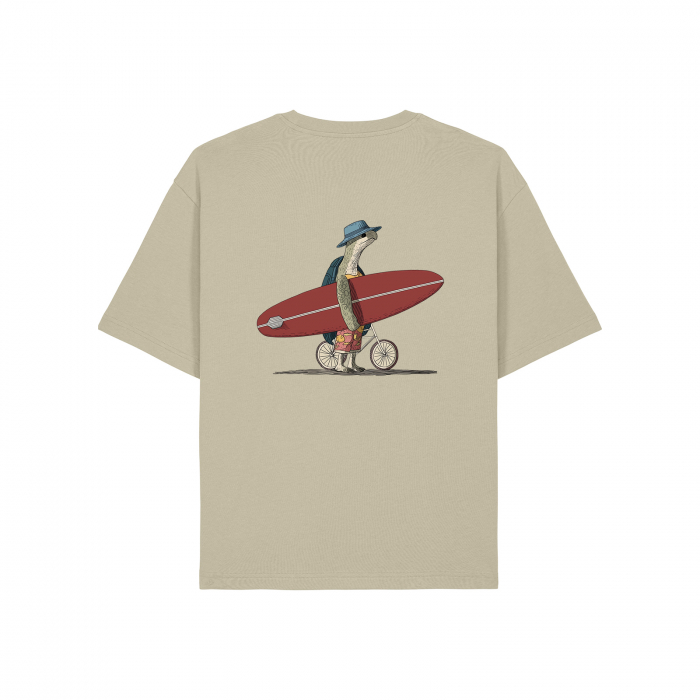 Unisex T-shirt, relaxed fit, Turtle surfer [3]