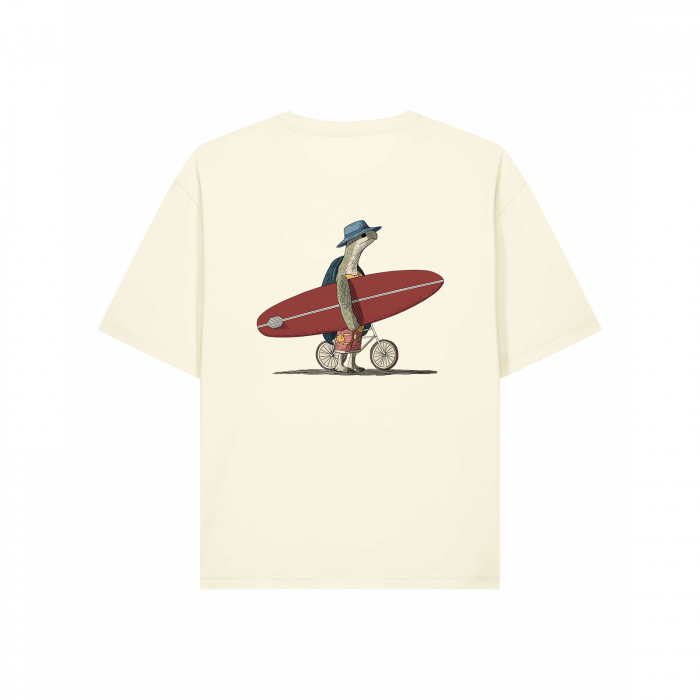 Unisex T-shirt, relaxed fit, Turtle surfer [3]