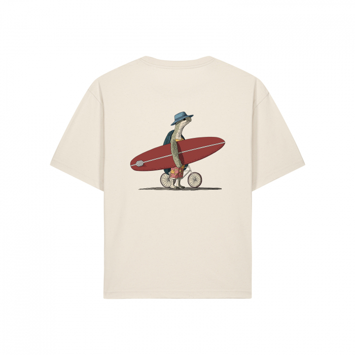 Unisex T-shirt, relaxed fit, Turtle surfer [3]