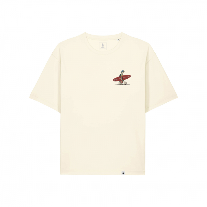 Tricou unisex, XS/S, relaxed fit, Turtle surfer [2]