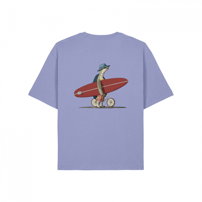 Unisex T-shirt, relaxed fit, Turtle surfer [3]