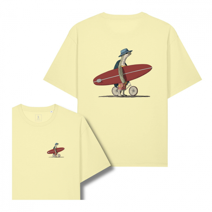 Unisex T-shirt, relaxed fit, Turtle surfer [1]