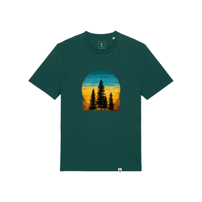 Tricou unisex, Retro Pines [1]