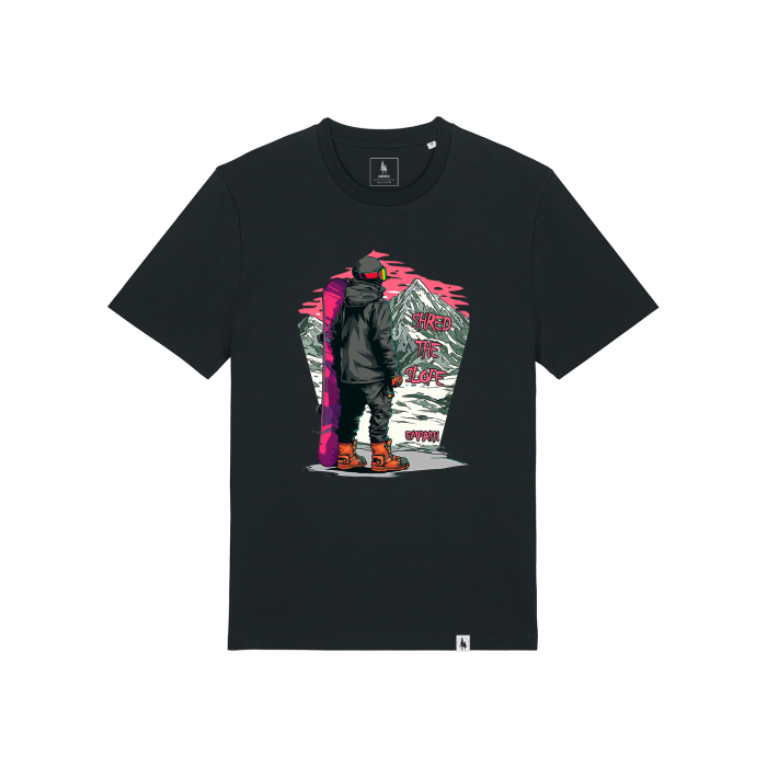 Tricou unisex, Shred the slope [1]