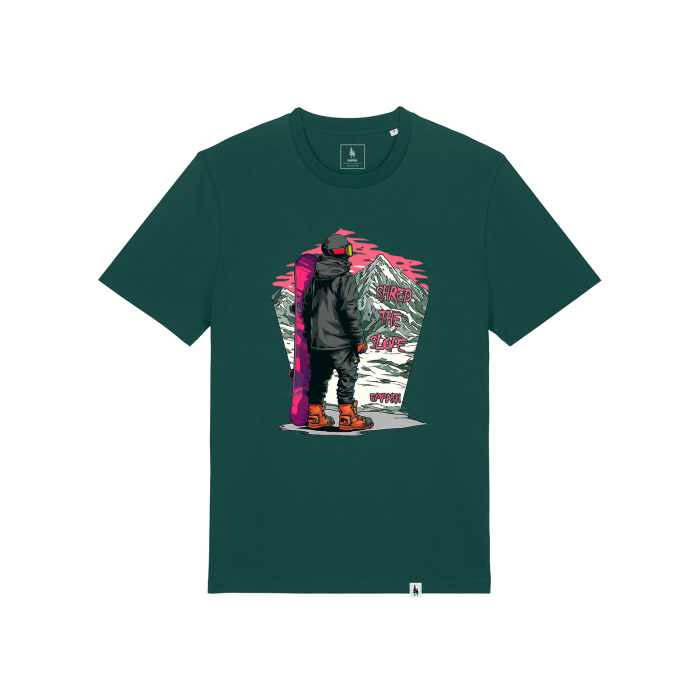 Tricou unisex, Shred the slope [1]