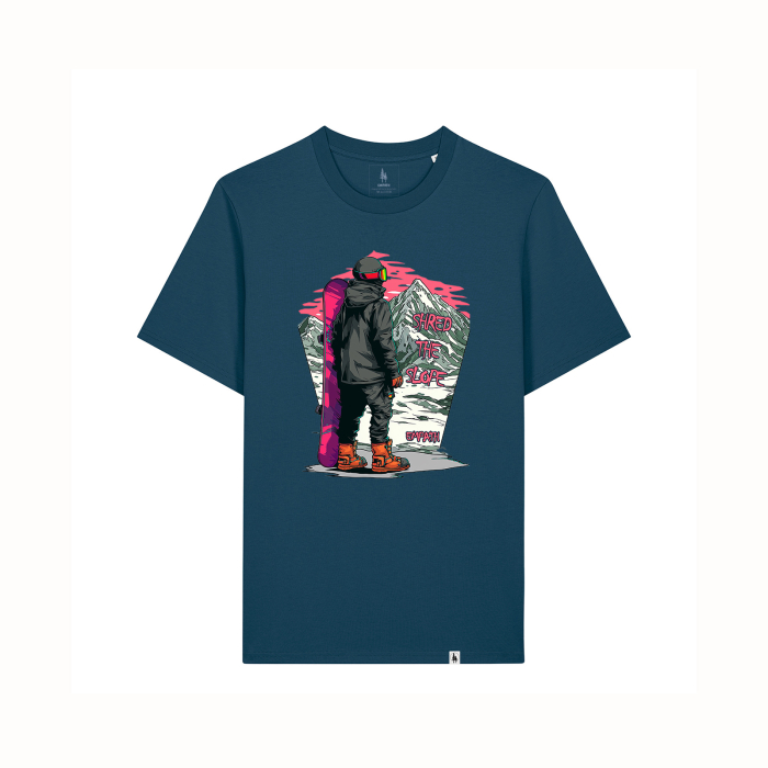 Tricou unisex, Shred the slope [1]