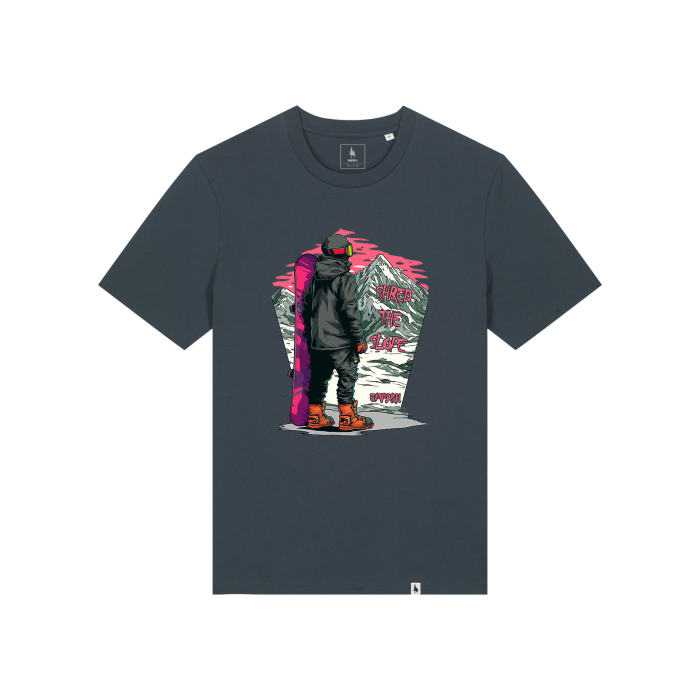 Tricou unisex, Shred the slope [1]