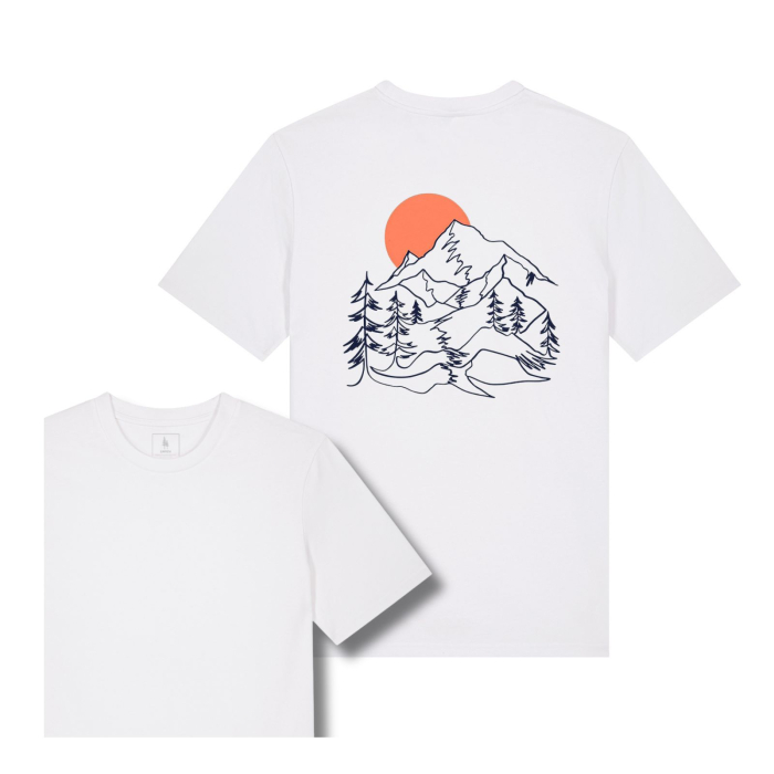 Tricou unisex, Sunset Peaks [1]