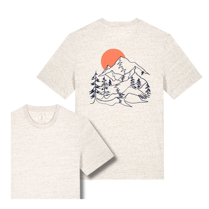 Tricou unisex, Sunset Peaks [1]