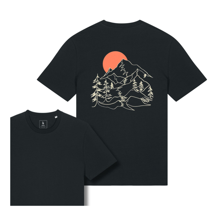Tricou unisex, Sunset Peaks [1]