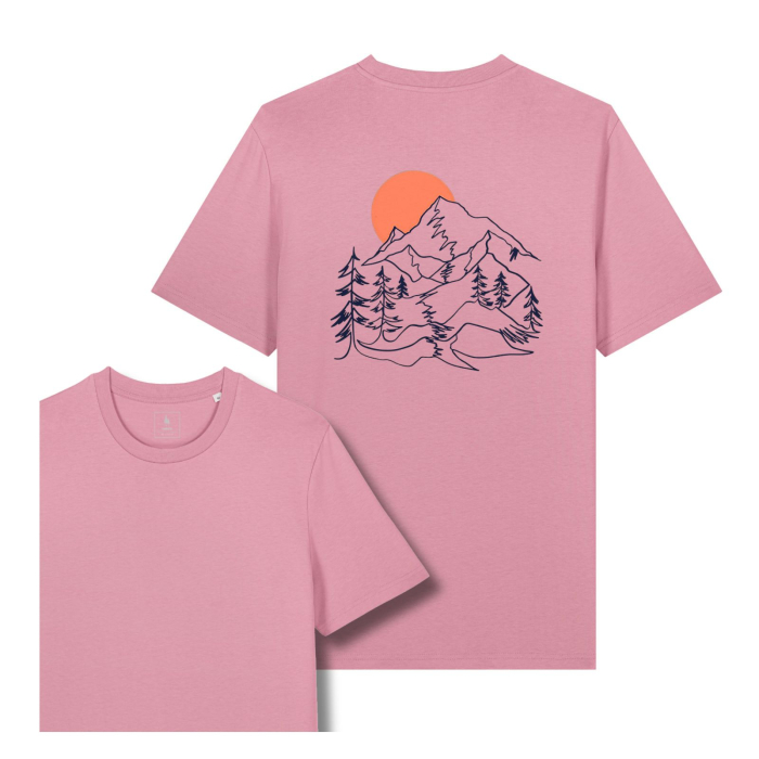 Tricou unisex, Sunset Peaks [1]