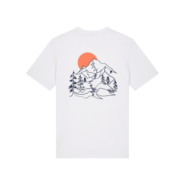Tricou unisex, Sunset Peaks [2]