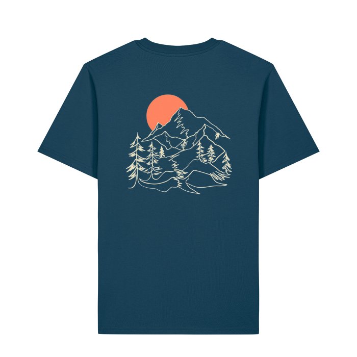 Tricou unisex, Sunset Peaks [2]