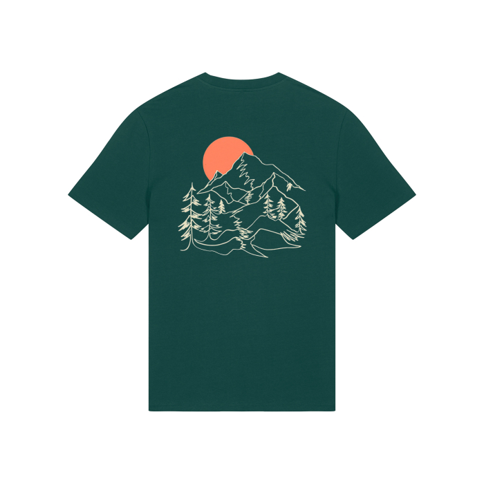 Tricou unisex, Sunset Peaks [2]