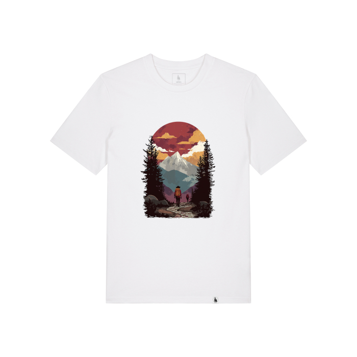 Tricou unisex, Wanderer Couple [1]