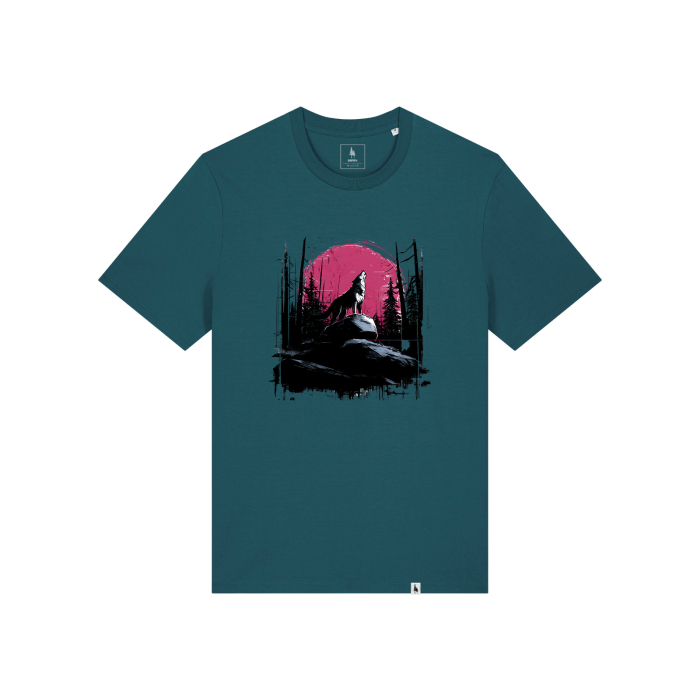 Tricou unisex, Wolf Night [1]