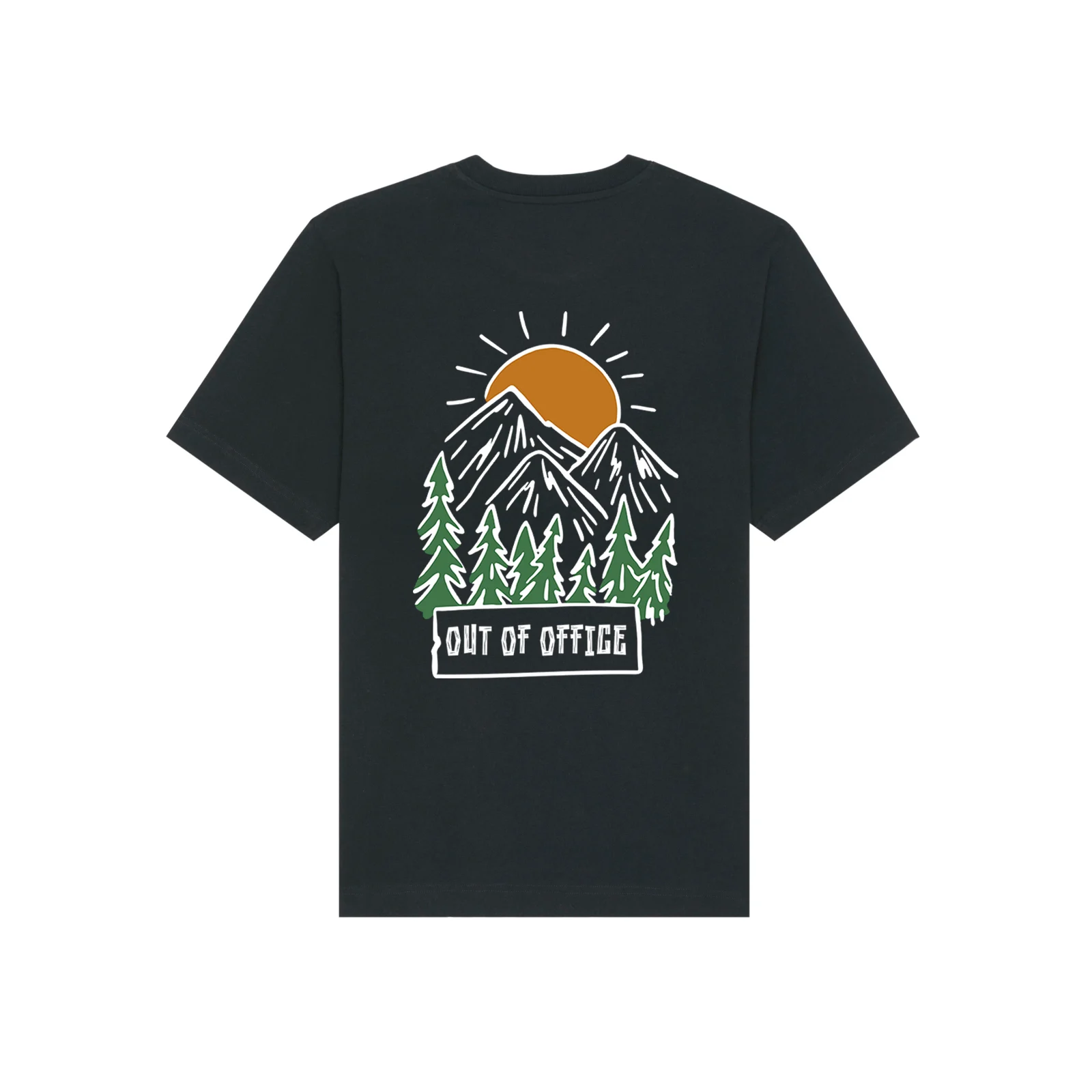 Tricou unisex, XXS/S/M/L, relaxed fit, heavy cotton, Out of office [3]