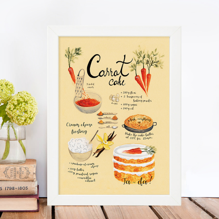 ACCESORII - Tablou Carrot cake