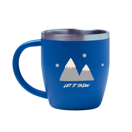 Termosuri și căni - Cana metalica Let it Snow