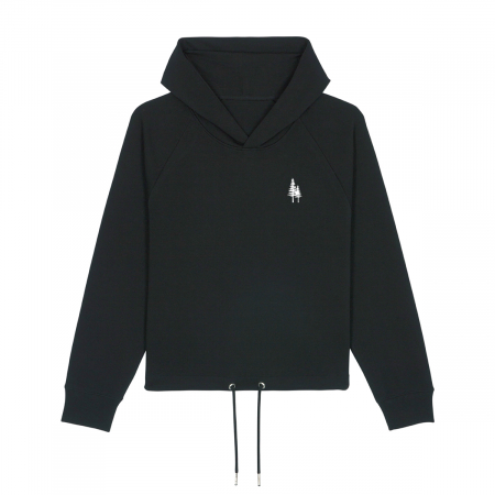 Hanorace - Hanorac dama, cropped fit, logo Empath