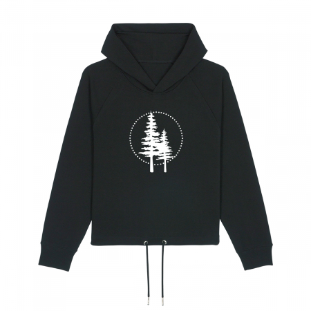 Hanorace - Hanorac dama, cropped fit, Logo cerc Empath