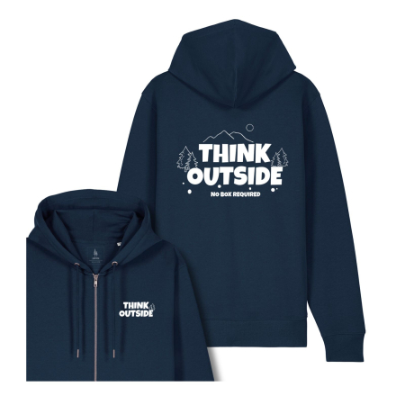 Hanorace - Hanorac gros cu fermoar, Think outside