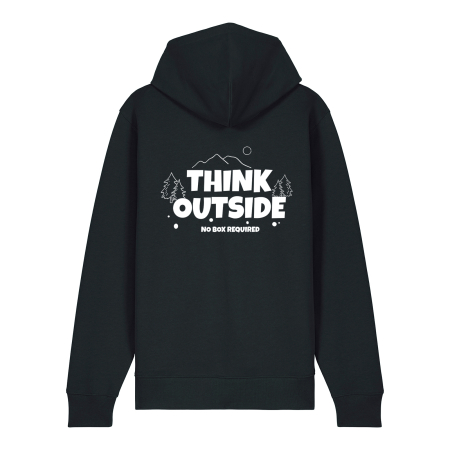 Hanorac gros cu fermoar, Think outside [1]
