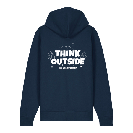 Hanorac gros cu fermoar, Think outside [1]