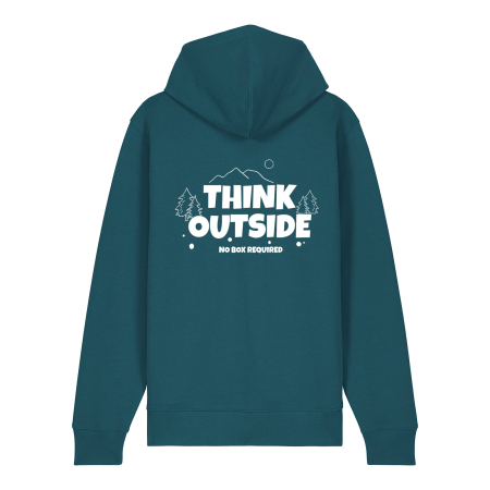 Hanorac gros cu fermoar, Think outside [1]
