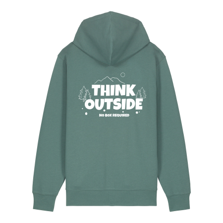 Hanorac gros cu fermoar, Think outside [1]