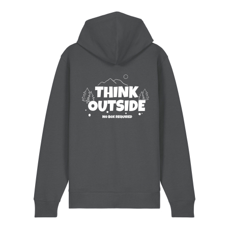 Hanorac gros cu fermoar, Think outside [1]