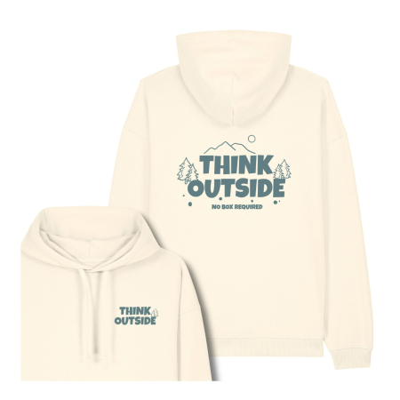 Hanorace - Hanorac oversized unisex , Think Outside