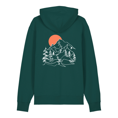 Hanorac premium unisex, Sunset Peaks [1]