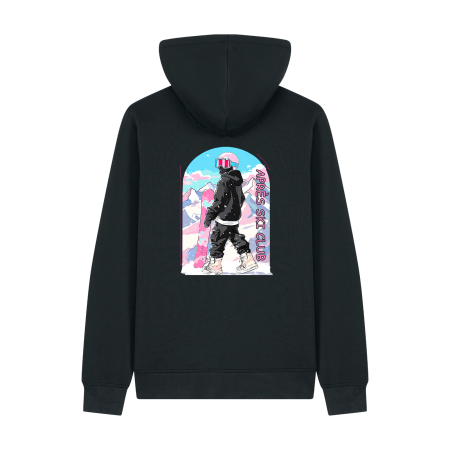 BĂRBAȚI - Hanorac unisex cu fermoar, Apres Ski Club