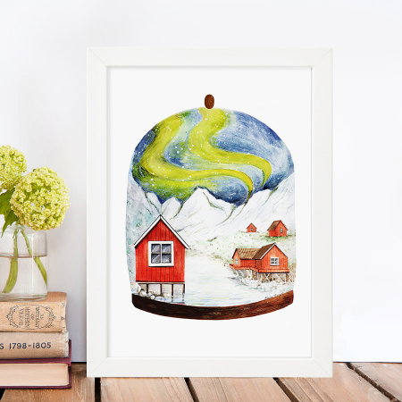 Art Prints - Tablou Northern lights