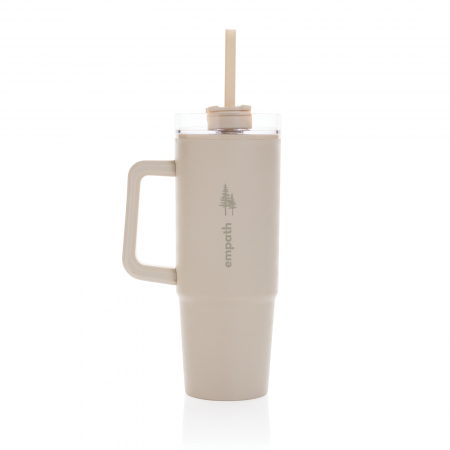 Termosuri și căni - Pahar Tana din plastic reciclat, certificat RCS, cu mâner, 900 ml