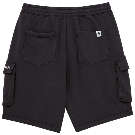 FRENCH TERRY WASHED EFFECT CARGO SHORTS [1]