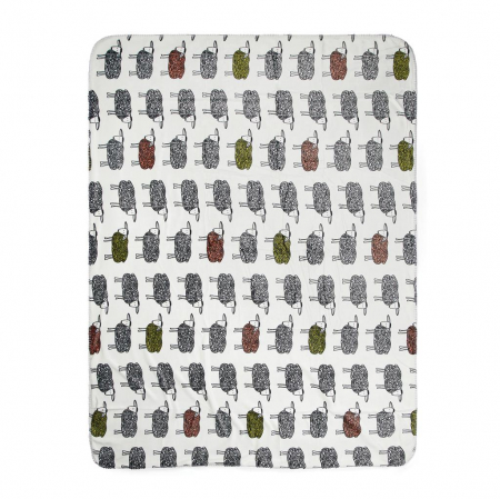 Sherpa RPET Blanket with Sheep Pattern [1]