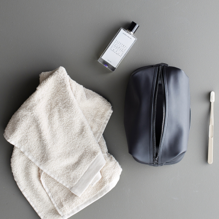 Water-Resistant Toiletry Bag, Vegan Leather [6]