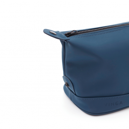 Water-Resistant Toiletry Bag, Vegan Leather [2]