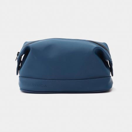 Water-Resistant Toiletry Bag, Vegan Leather [3]