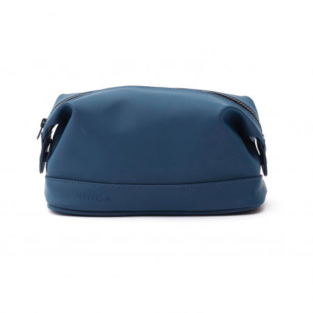 Water-Resistant Toiletry Bag, Vegan Leather [5]