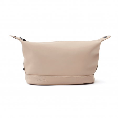 Water-Resistant Toiletry Bag, Vegan Leather [4]